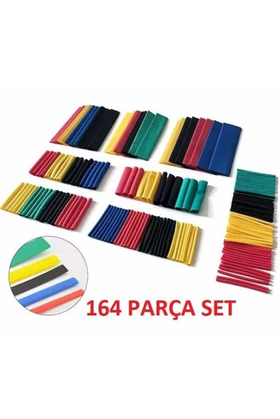 Mullurg Urg01 164 Parça Set Isıyla Daralan Makaron Kablo Koruyucu Kılıf (Muul) - Resim 2