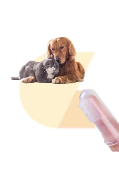 Parmağa Takılan Hayvan Diş Kaşıma Fırçası 1 Adet (Özel Kutusu ile Birlikte) - Resim 4