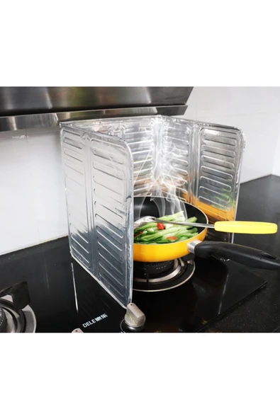 Ocak Kenarı Yağ Koruyucu Alüminyum Levha 32,5*84 cm ürün görseli 1