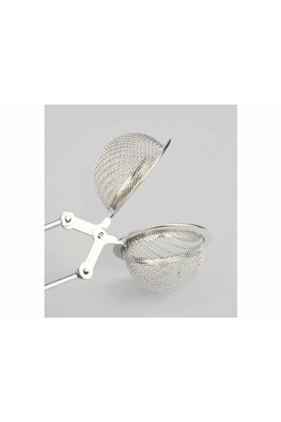 Metal Gövdeli Ihlamur Yasemin Papatya Çay Bitki Çayı Kahve Demleme Süzgeci - 3