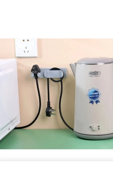 Duvar Tipi Telefon Şarj Standı Ve Kablo Düzenleyicisi - Resim 2