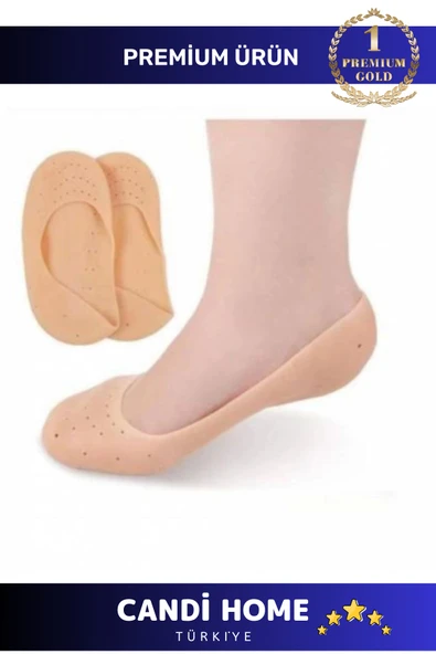 Premium Özel Seri Çatlak Giderici Topuk Onarıcı Yumuşak Slikon Ayak Koruyucu Slikon Patik Çorap - Resim 2