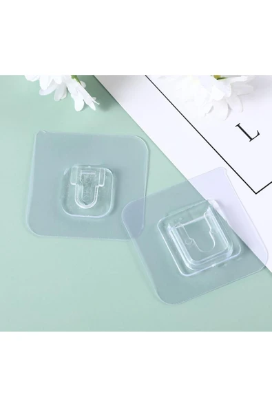 Q5C Geçmeli Klips Eşya Sabitleme Askısı 5 SET - Resim 5