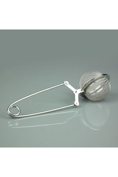 Pratik Paslanmaz Çelik Un Kakao Pudra Şekeri Eleği -maşalı Çayı Demleme Süzgeci - Resim 2