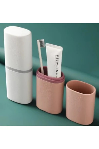 Seyahat Tipi Diş Fırçası Ve Macun Saklama Kabı ürün görseli