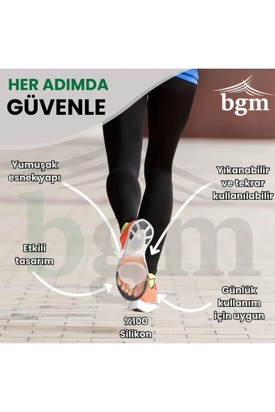 Metatarsal Ped Silikon Halkalı Ayak Altı Nasır Önleyici Ped - Resim 3