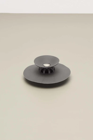 Koku Önleyici Su Tıkayıcı Beyaz Lavabo Küvet Tıkacı - Gri - Resim 2