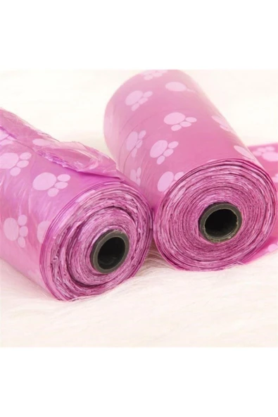 Evcil Hayvanlar Için Pati Desenli Kedi Köpek Kaka Poşeti Torbası - Resim 5