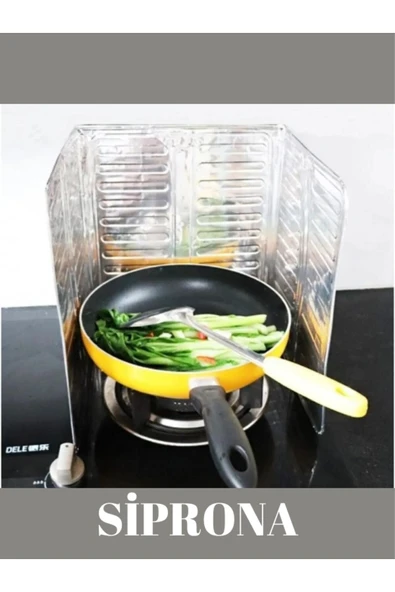 Premium Kamp Rüzgar Kesici Ocak Çevresi Patates Yağ Sıçrama Koruyucu Alüminyum Paravan - Resim 3