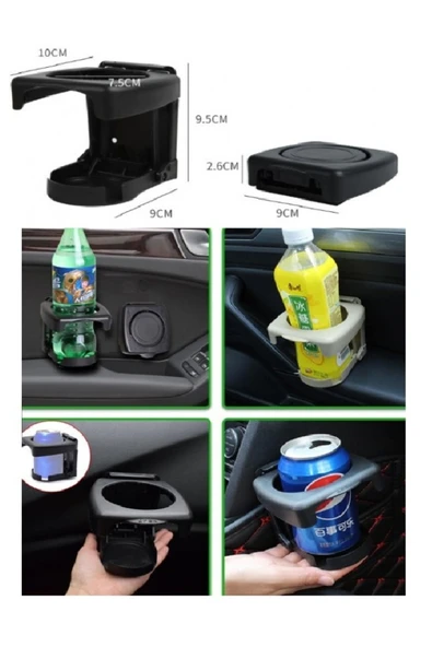 Portatif Katlanan Bardak Tutucu - 5