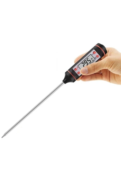 Dijital Mutfak Termometresi Problu Barbekü Gıda Sıcaklık Ölçer ürün görseli 1