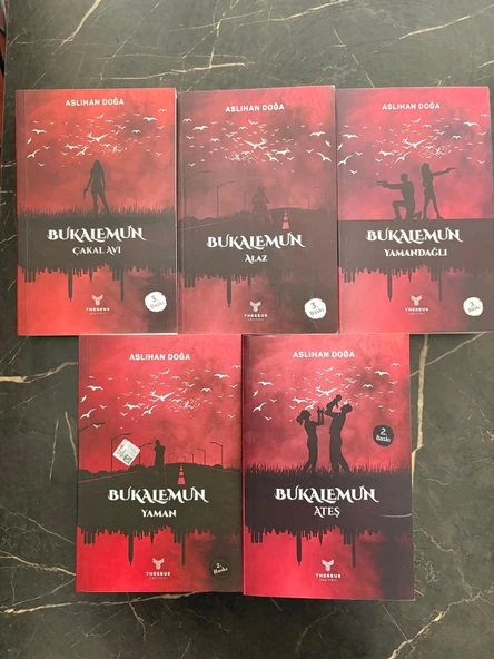 Bukalemun Serisi- Aslıhan Doğa- Theseus Yayınevi- (Bukalemun: Çakal Avı- Alaz- Yamandağlı- Yaman- Ateş) - Resim 3