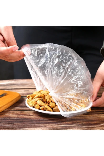 Lastikli Tencere Ve Tabak Bonesi 100 Adet (24cm) - Resim 5