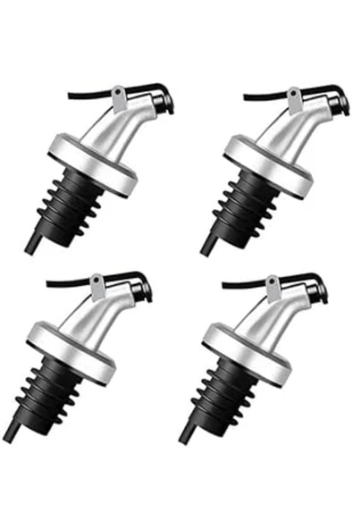 Orret Home 4 Adet Yağdanlık Tıpası Damlatmaz Şişe Ucu Dökme Ağızlığı Yağlık Sirkelik Sızdırmaz Kapa ürün görseli 1