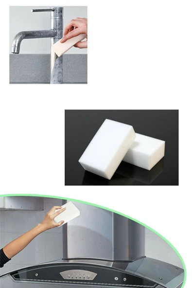 Sihirli Sünger Magic Sponge 2 Adet | Inatçı Lekeler Için ürün görseli 1