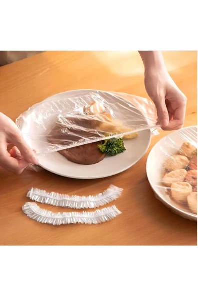 Lastikli Tencere Ve Tabak Bonesi 100 Adet  - 20 cm ürün görseli 1