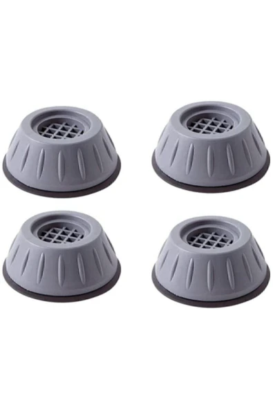 Gri Çamaşır Makinesi Titreşim Engelleyici Stoper 4 Lü Set - 4