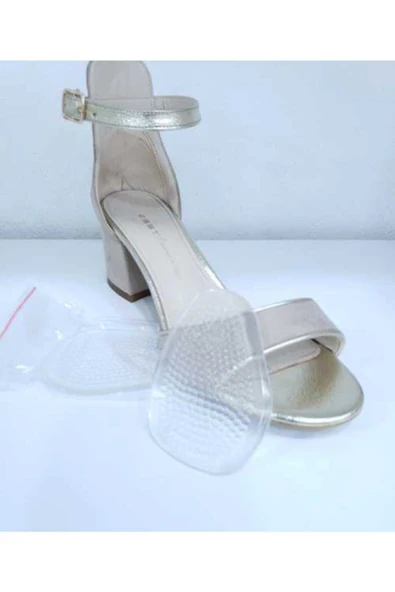 Topuklu Kadın Ayakkabısı Için Kaydırmaz Şeffaf Jel Silikon Taban Kendinden Yapışkanlı Tabanlık - Resim 3