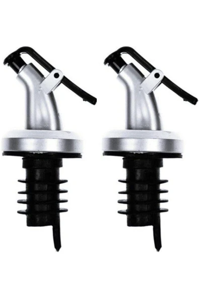 ŞirinShop 2'li Kapaklı Şişe Ucu Servis Aparatı Damlalık Yağdanlık Tıpa Tapa Mantar 1108107 ürün görseli 1