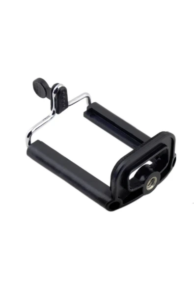 Tripod Bağlantılı Cep Telefon Tutucu Ayarlanabilir Aparat - Resim 2