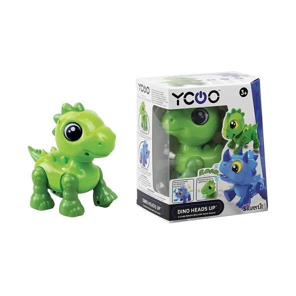 Silverlit Sesli ve Işıklı Elektronik Robot Dino Heads Up - Resim 4
