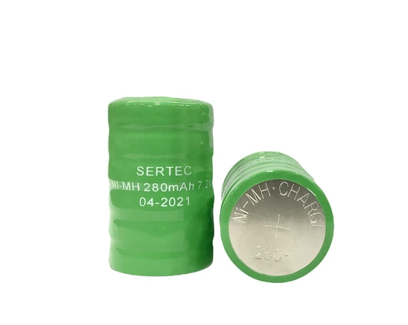 7.2V Ni-Mh 280 Mah Buton Şarjlı Pil ürün görseli 1