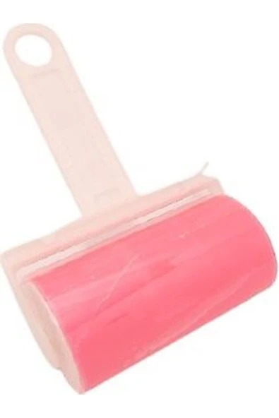 Yıkanabilir Pratik Tüy Ve Toz Toplama Rulosu Aparatı PEMBE ürün görseli