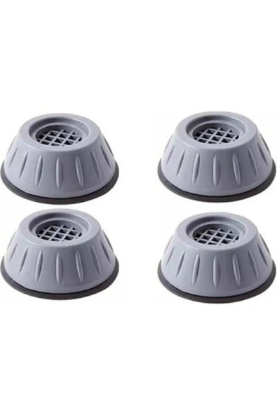 Aveo 4 Adet Çamaşır Makinesi Titreşim Önleyici Kaydırmaz Vantuzlu Mobilya Ayağı Stoper Set ürün görseli 1