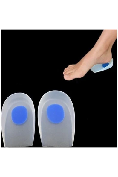 Aveo 2 Adet Topuk Koruyucu Silikon Jel Gizli Taban Dikeni Yastığı Tabanlık ürün görseli 1