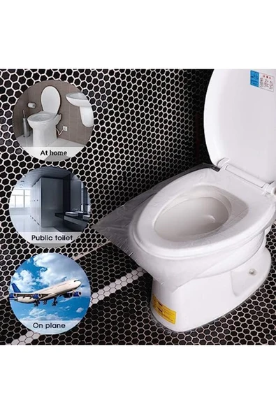 SRT Hijyenik Tek Kullanımlık Klozet Kapağı Poşeti 50 Adet FxYM 1126906 - Resim 2