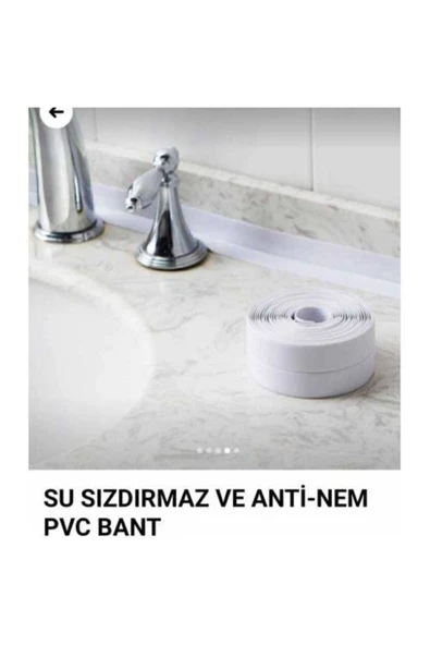 Su Sızdırmaz Banyo Mutfak Lavabo Küvet Izolasyon Şerit Bant - Resim 4