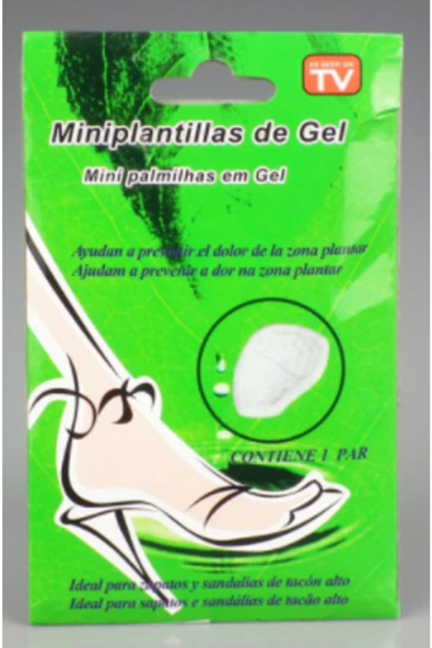 Topuk Koruyucu Mini Topuk Yastığı Miniplantillas De Gel 1 Çift Kaymaz 7x8 - Resim 4