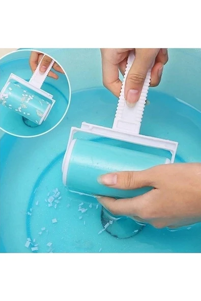 Tüy Toz Toplama Elbise Halı Koltuk Kedi Köpek Evcil Hayvan Tüyü Temizleme Rulosu Yıkanabilir.Hiu ürün görseli 1