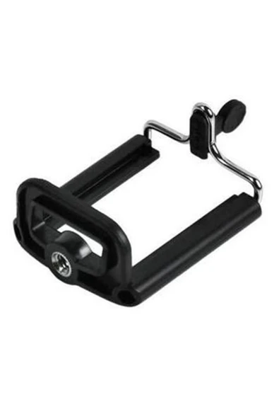 Tripod Bağlantılı Telefon Tutucu Ayarlanabilir Kaymaz Tripod Aksesuarı - Resim 5
