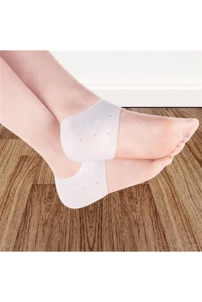 Silikon Plastik Topuk Dikeni Koruyucu Topuk Gömleği 2 Adet - Resim 4