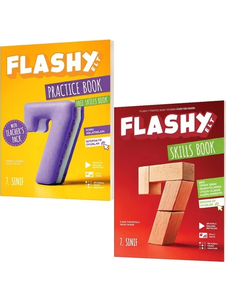 Flashy 7.sınıf Practice Book + Skills Book Yeni ürün görseli