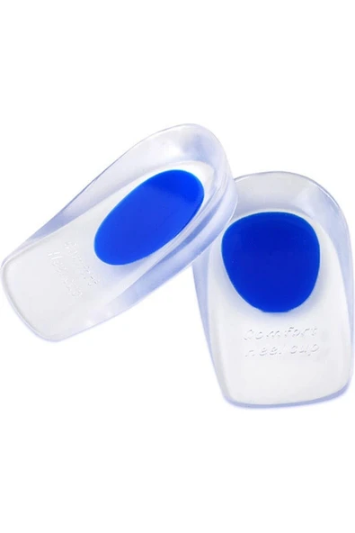 Topuk Dikeni Tabanlık Ortopedik Silikon Topukluk Gizli Jel Yastık ürün görseli 1