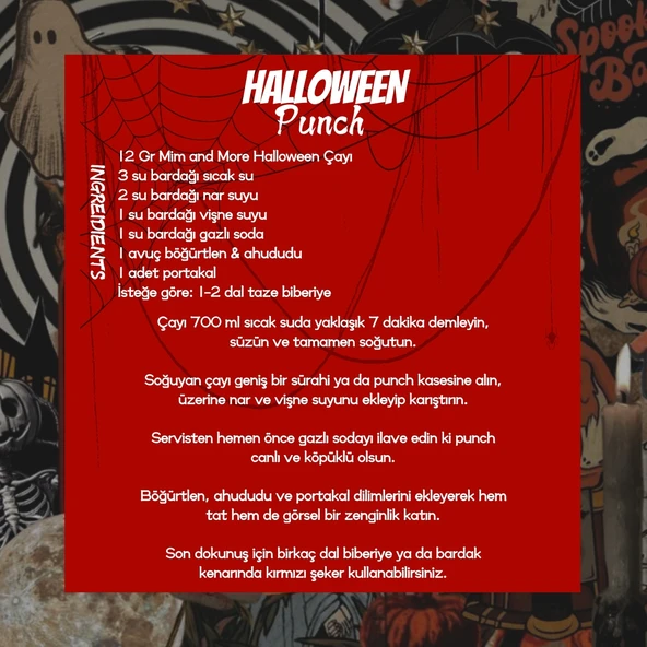 Halloween Tea - Cadılar Bayramı Çayı - Resim 6