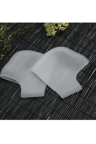 Silikon Topuk Gömleği Dikeni Çatlak Koruyucu Bandaj Ortopedik Ayak Destek Çorabı - Resim 6