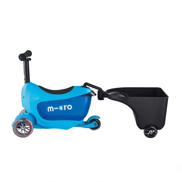 Micro Mini2go Deluxe Plus Scooter Mavi - Resim 4