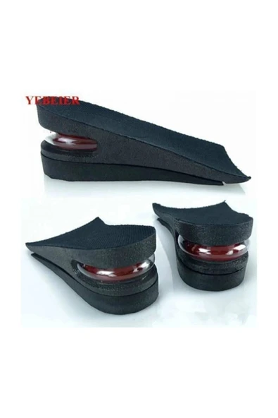 Ünisex 5 Cm Tam Boy Uzatıcı Tabanlık Hava Yastıklı Uzatan Ayakkabı Tabanlığı Gizli Topuk Yükselten - Resim 2