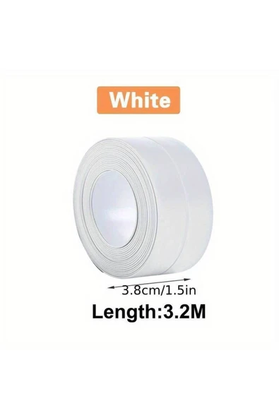 Su Sızdırmaz Geçirmez Bant Lavabo Küvet Kenar Bandı Küvet Duş Süper Güçlü Yapıştırıcı - Resim 2