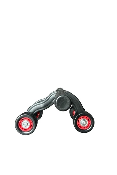 4 Tekerlekli Mekik Aleti – Karın Kası Çalıştırma & Evde Spor Ekipmanı - 6