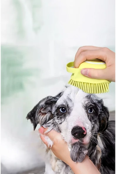 Şampuan Hazneli Evcil Hayvan Pet Yıkama Aparatı ürün görseli 1