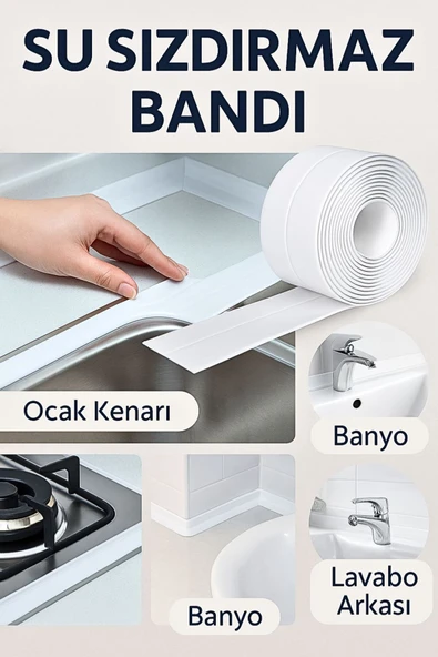 Su Sızdırmaz Bant – Çok Amaçlı Kendinden Yapışkanlı ürün görseli 1