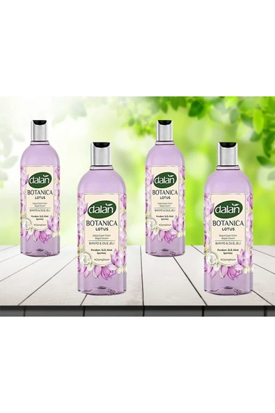Botanica Duş Jeli Lotus 500 ml 4 adet