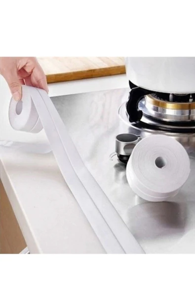 Su Sızdırmaz Banyo Mutfak Lavabo Küvet Izolasyon Şerit Bant Kenar Bandı Küvet Duş 3,2 M X 38 - Resim 4