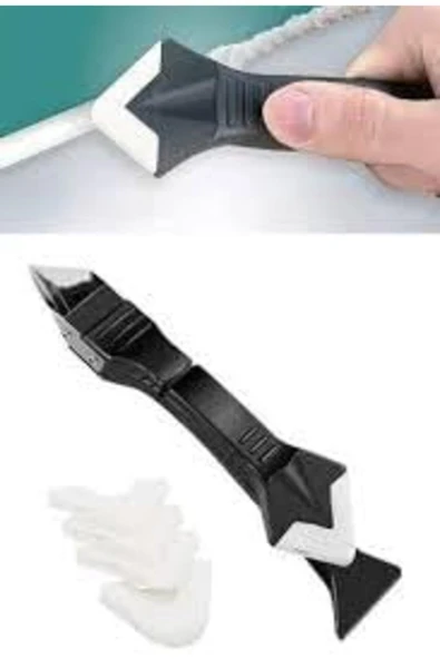ŞirinShop ü 1 Arada Fayans Derz Silikon Kazıyıcı Sıyırıcı Ve Uygulayıcı Aparat 1108107 - Resim 3