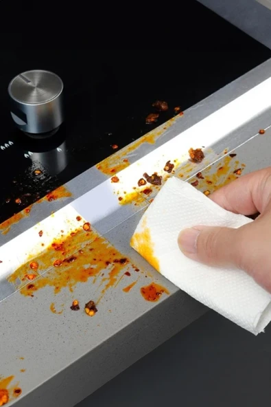 Su Sızdırmaz Bant 5 Metre Gri Renk Folyo Ocak Yanı Bant - Resim 4