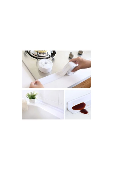 Su Sızdırmaz Bant Lavabo Küvet Kenar Bandı (3.2M) (8585) Yeni!!! - Resim 2